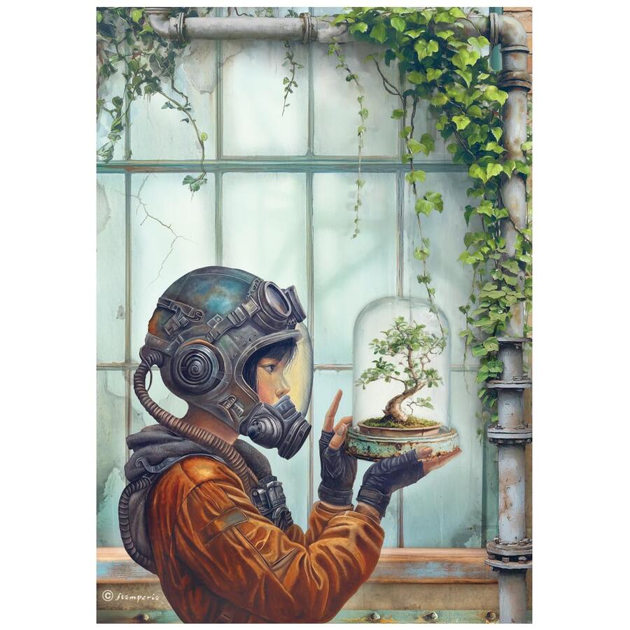 Carta di riso Fto A4 A new Beginning terrario