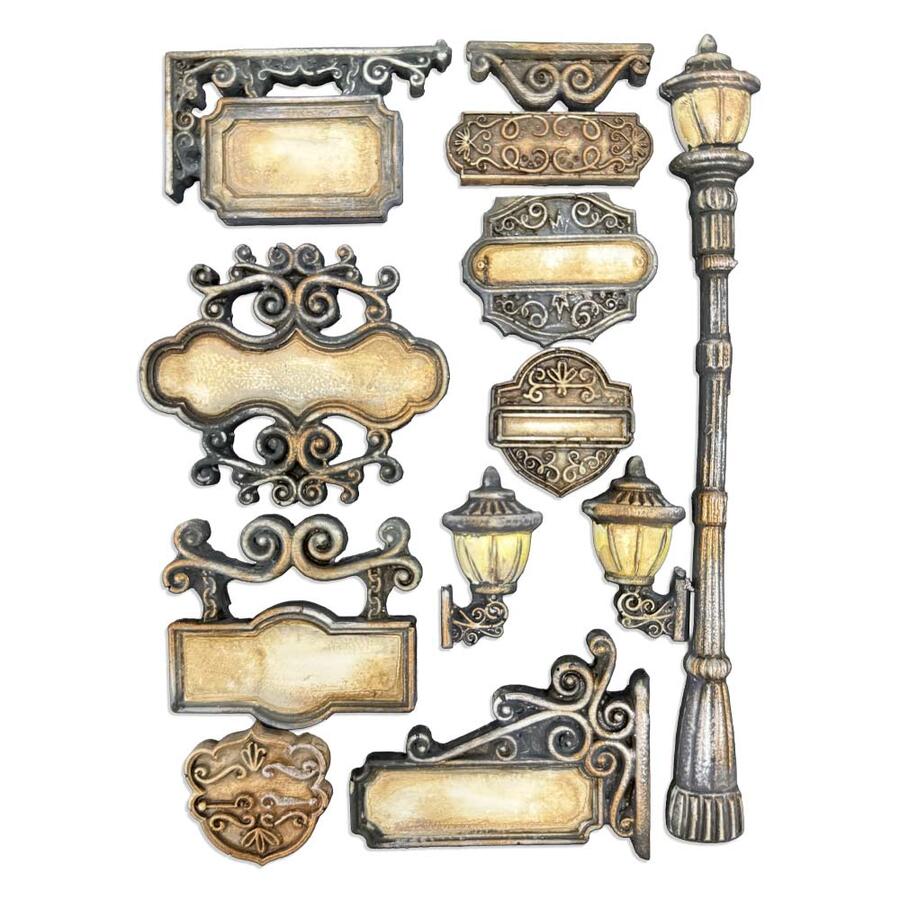 Stampo in silicone A5 Art of Travelling targhette