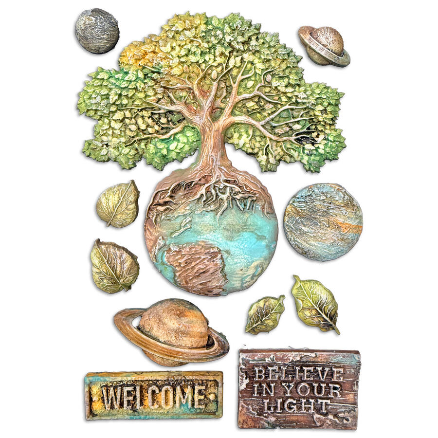 Stampo in silicone A5 A new Beginning pianeti