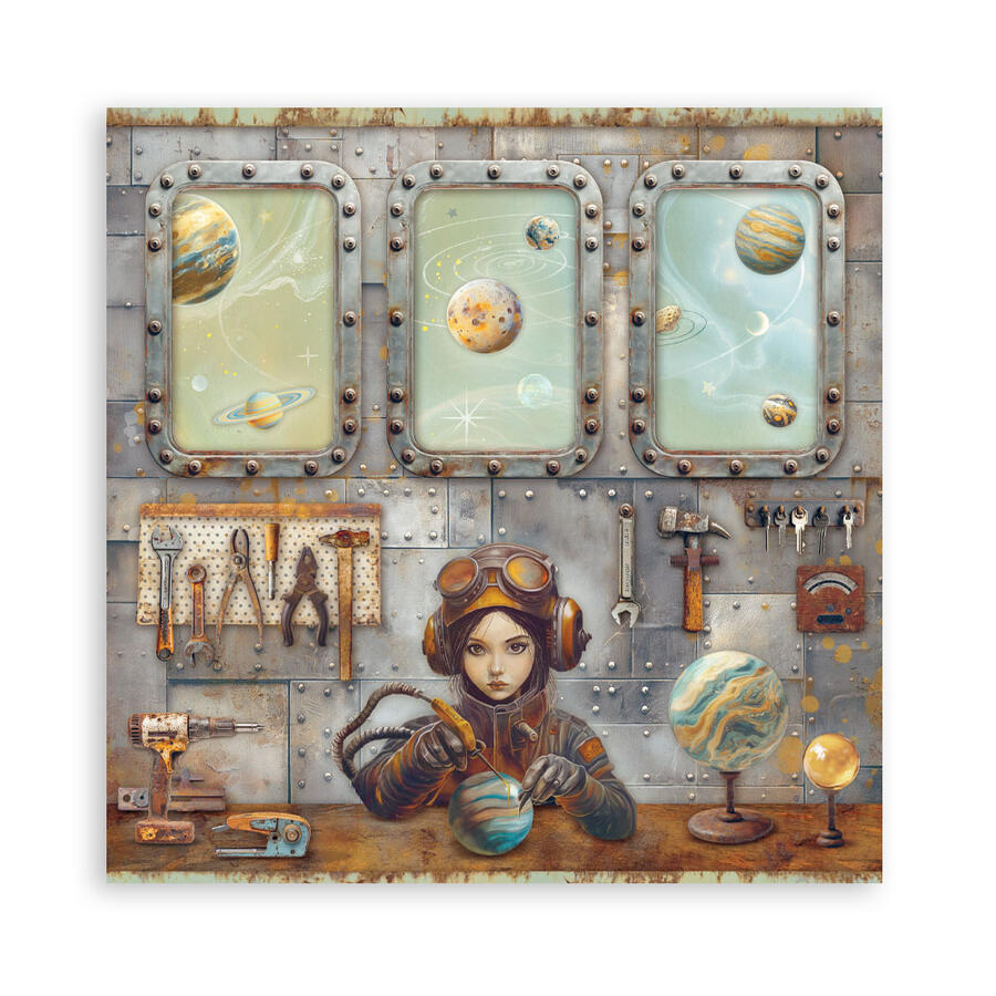 Blocco 10 fogli 30,5 x 30,5 Double Face A new Beginning