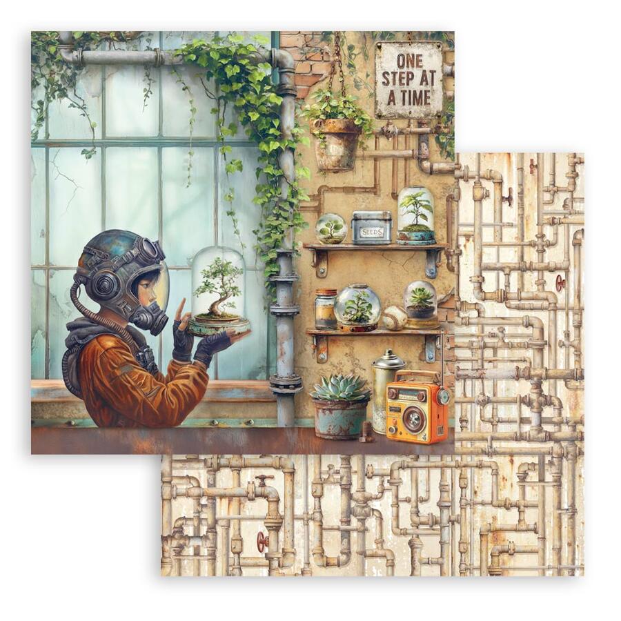 Blocco 10 fogli 30,5 x 30,5 Double Face A new Beginning