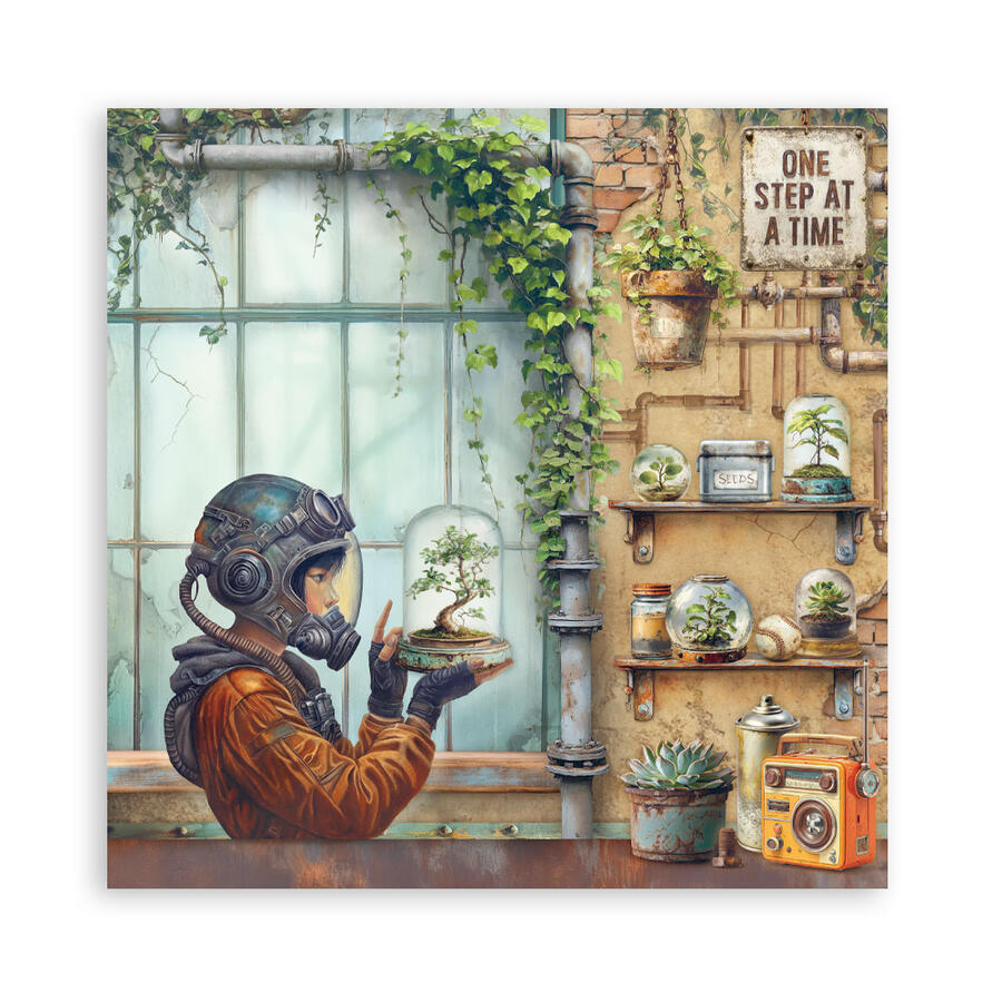 Blocco 10 fogli 30,5 x 30,5 Double Face A new Beginning