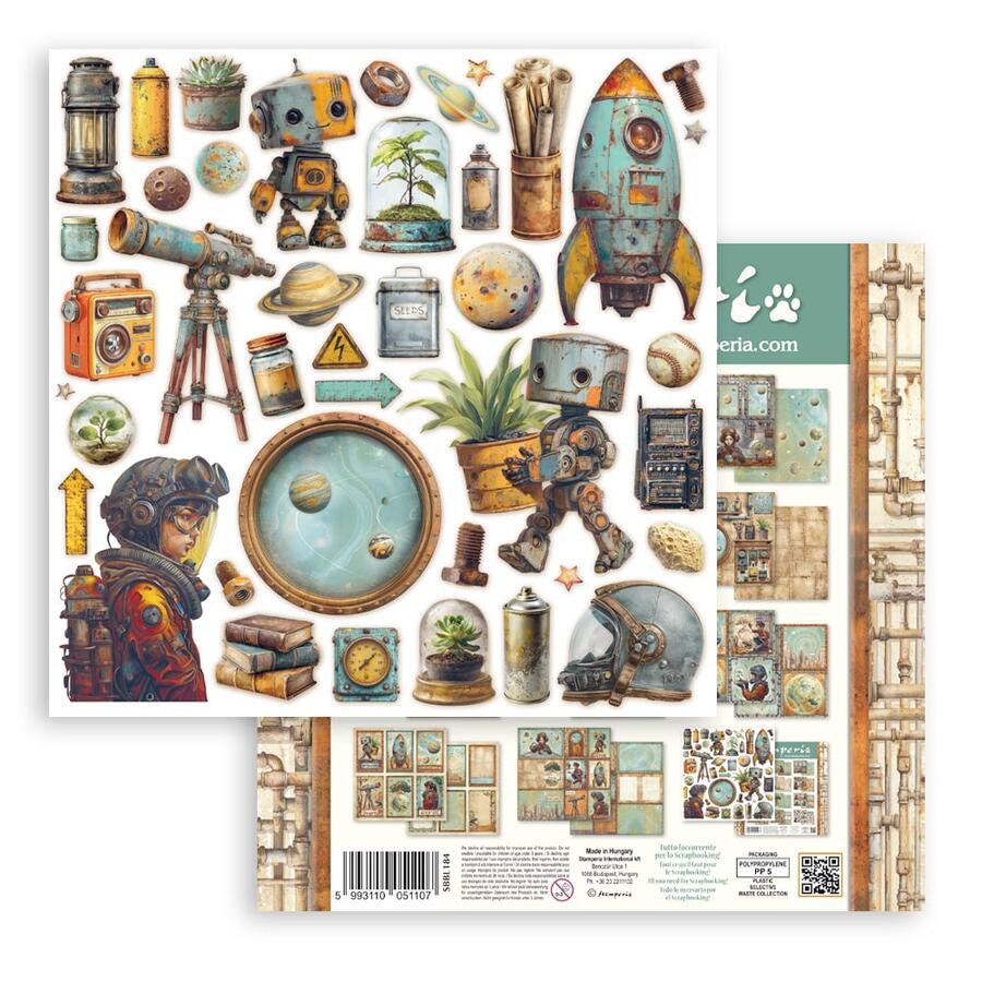 Blocco 10 fogli 30,5 x 30,5 Double Face A new Beginning