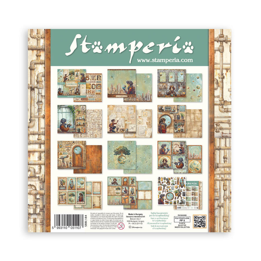 Blocco 10 fogli 30,5 x 30,5 Double Face A new Beginning