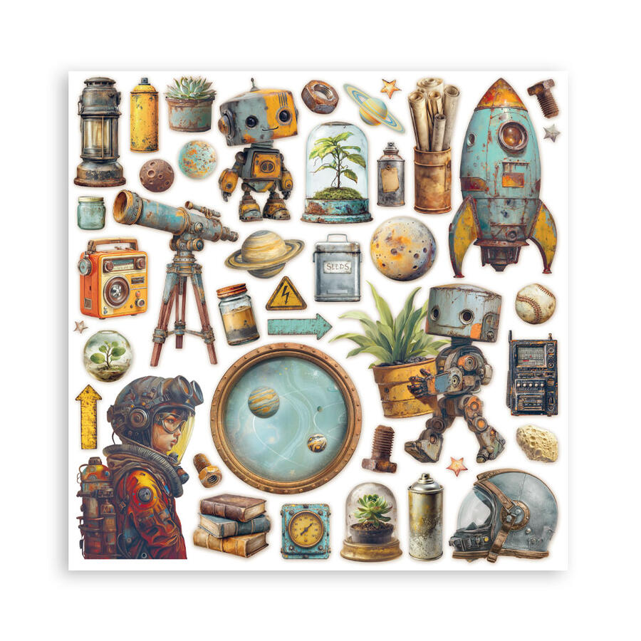 Blocco 10 fogli 20,3 x 20,3 Double Face A new Beginning