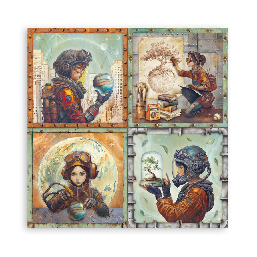 Blocco 22 fogli 20,3 x 20,3 Single Face A new Beginning