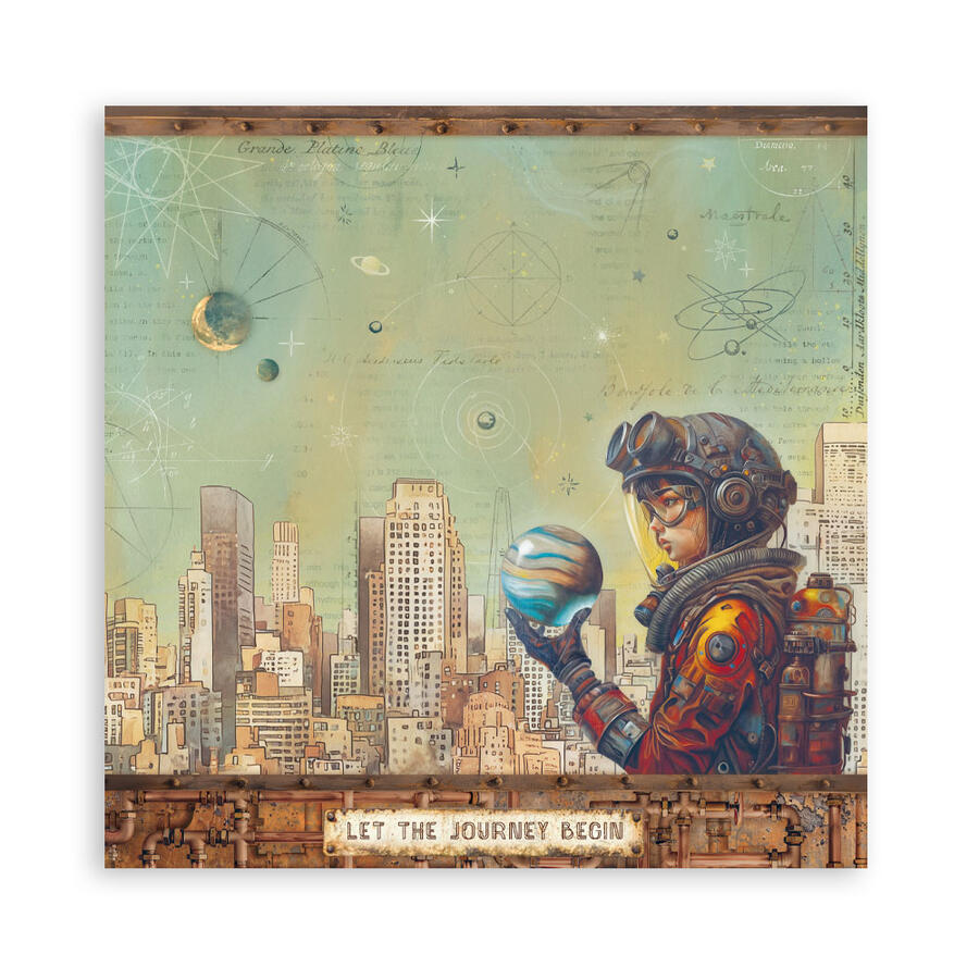 Blocco 22 fogli 30,5 x 30,5 Single Face A new Beginning