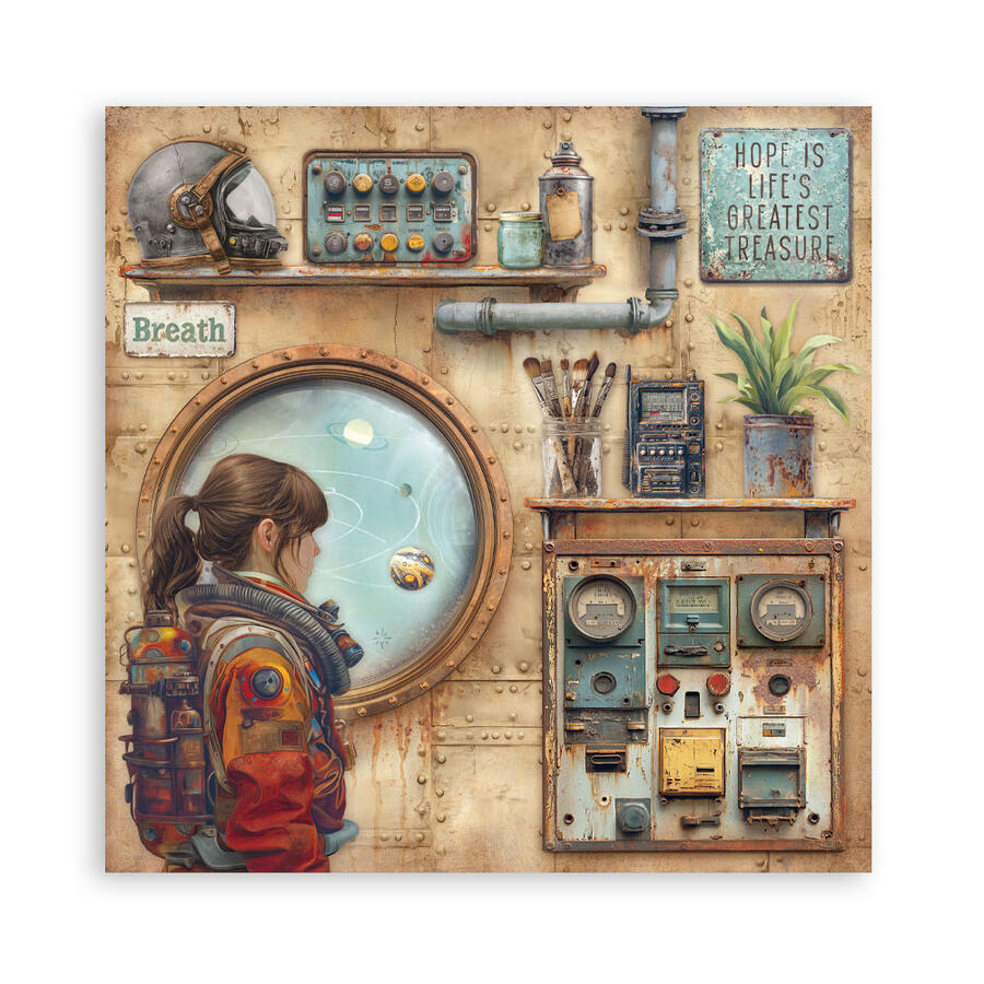 Blocco 22 fogli 30,5 x 30,5 Single Face A new Beginning