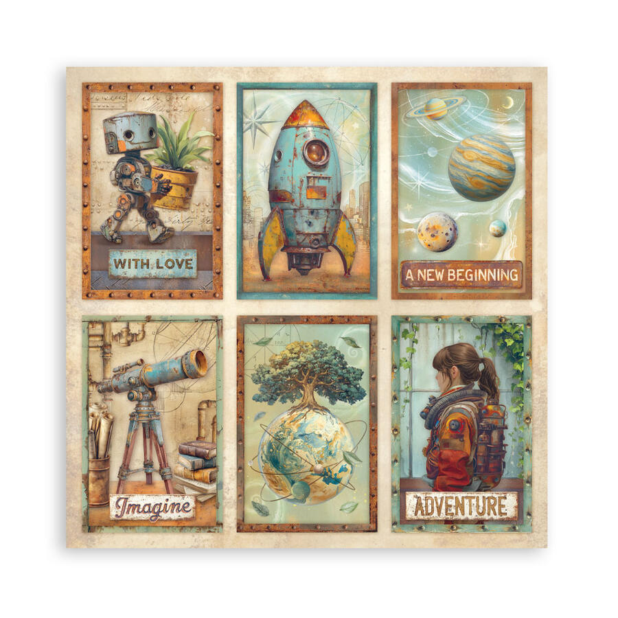 Blocco 22 fogli 30,5 x 30,5 Single Face A new Beginning