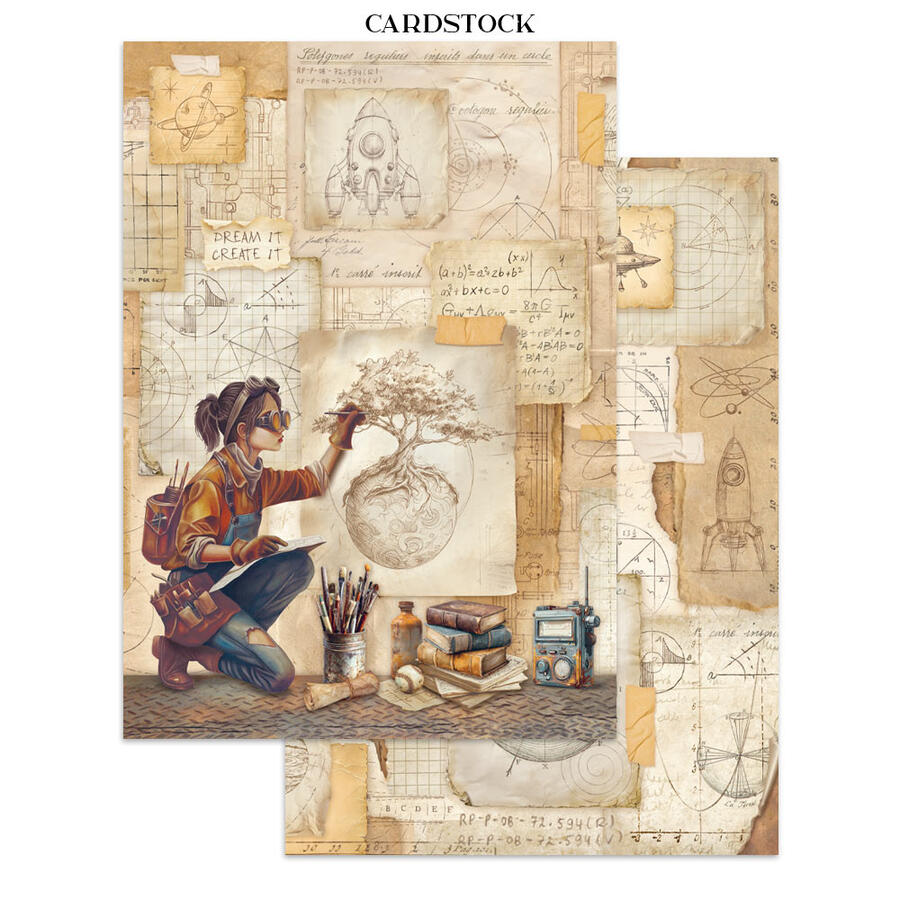 Junk journal stickers, cut-outs, backgrounds A new Beginning