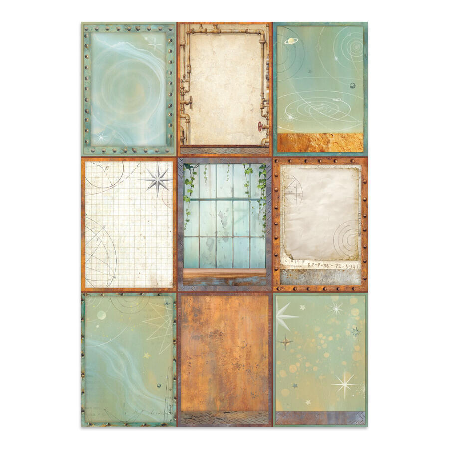 Junk journal stickers, cut-outs, backgrounds A new Beginning