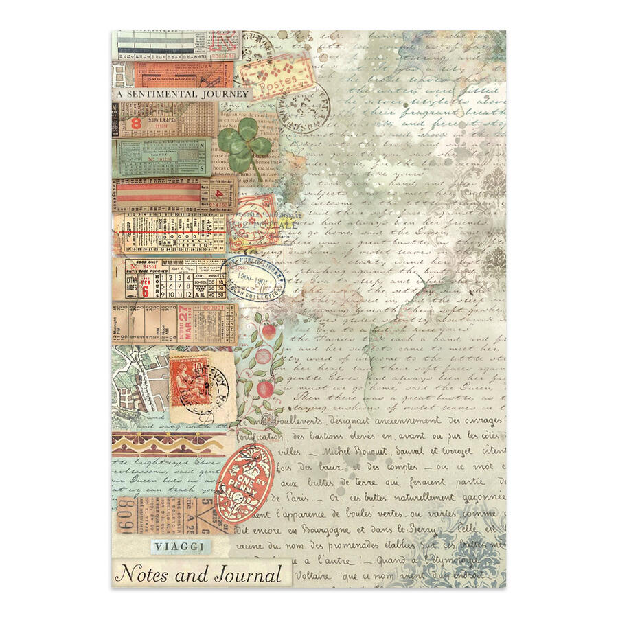 Junk Journal stickers, cut-outs, backgrounds Art of Travelling