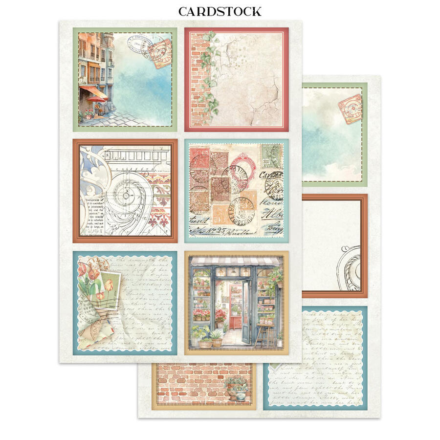 Junk Journal stickers, cut-outs, backgrounds Art of Travelling