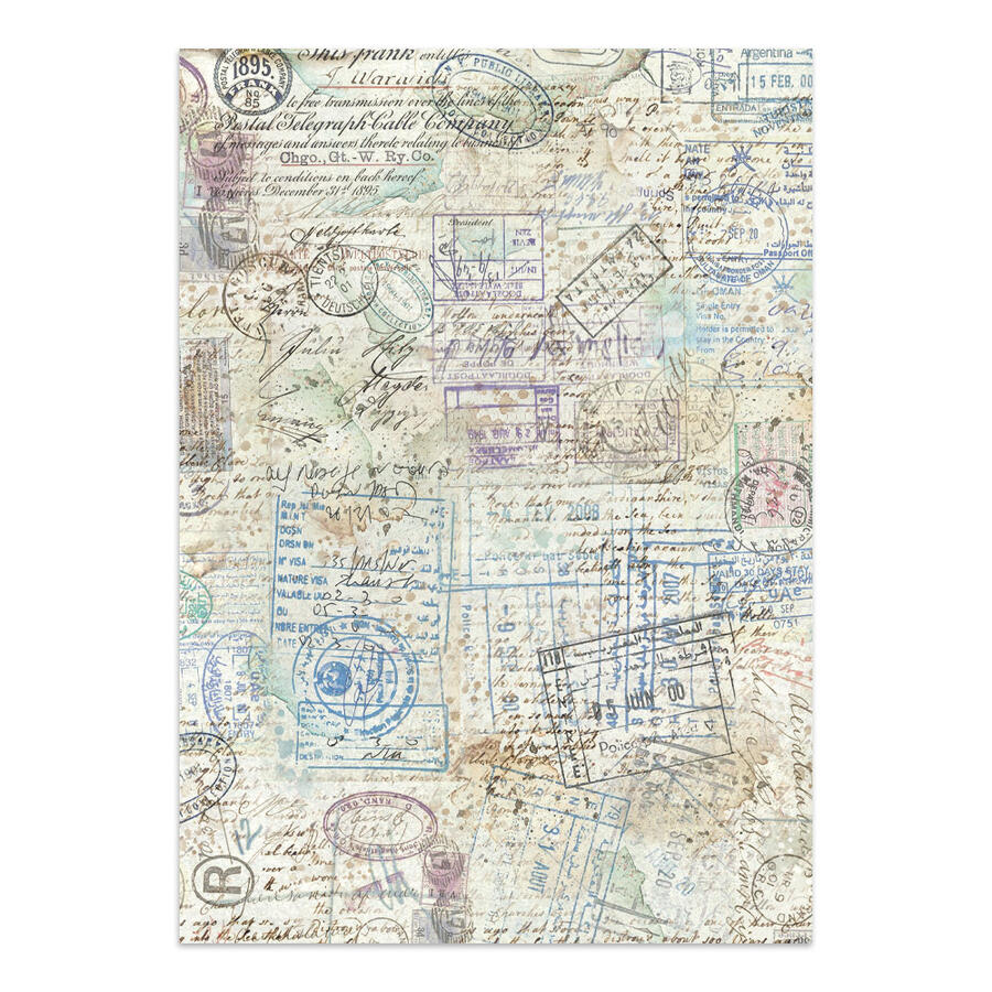 Junk Journal stickers, cut-outs, backgrounds Art of Travelling