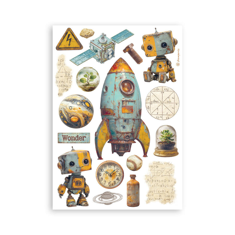 Washi Pad 8 sheets A5 A new Beginning