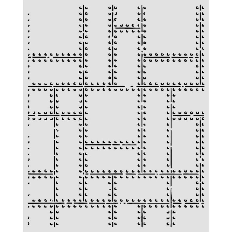 Stencil spesso 20 x 25 cm A new Beginning targhette metallo