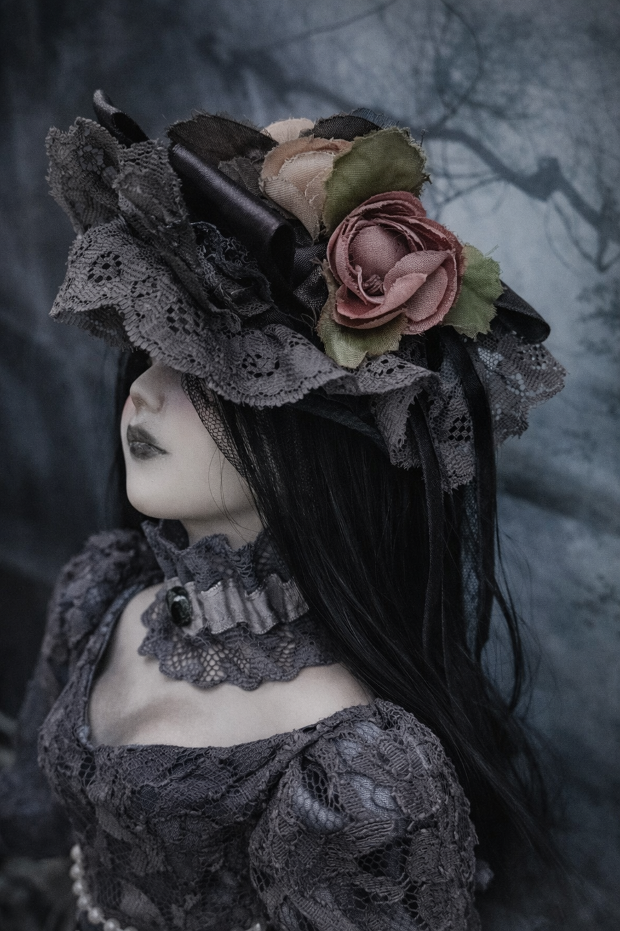 Elizaveta la Vedova delle Ombre Bambola fatta a mano