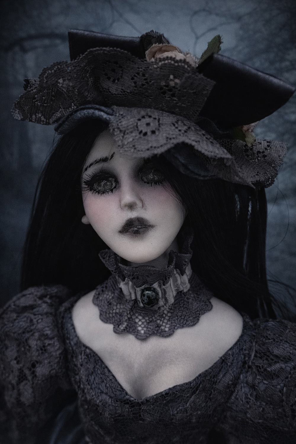 Elizaveta la Vedova delle Ombre Bambola fatta a mano