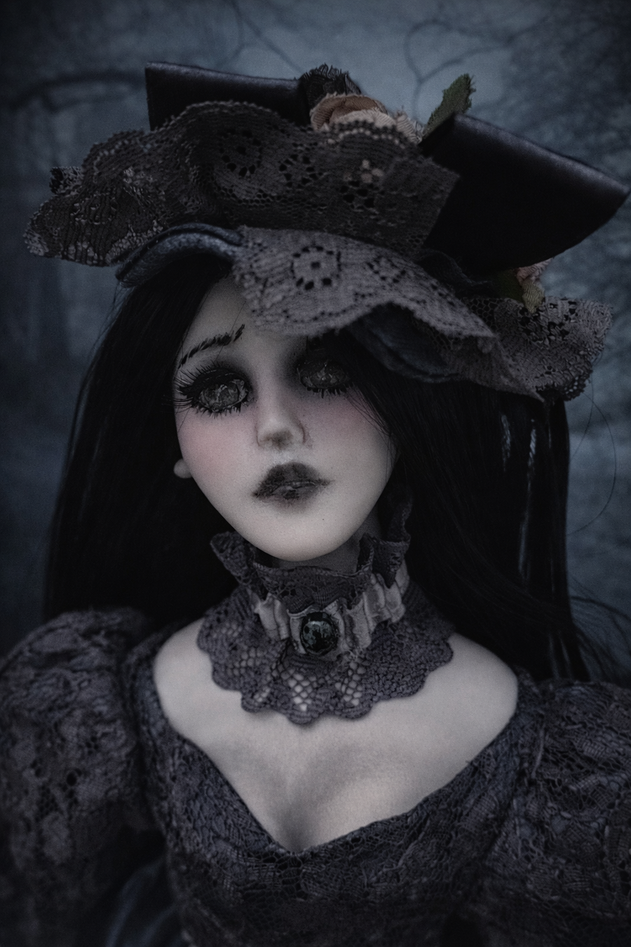 Elizaveta la Vedova delle Ombre Bambola fatta a mano