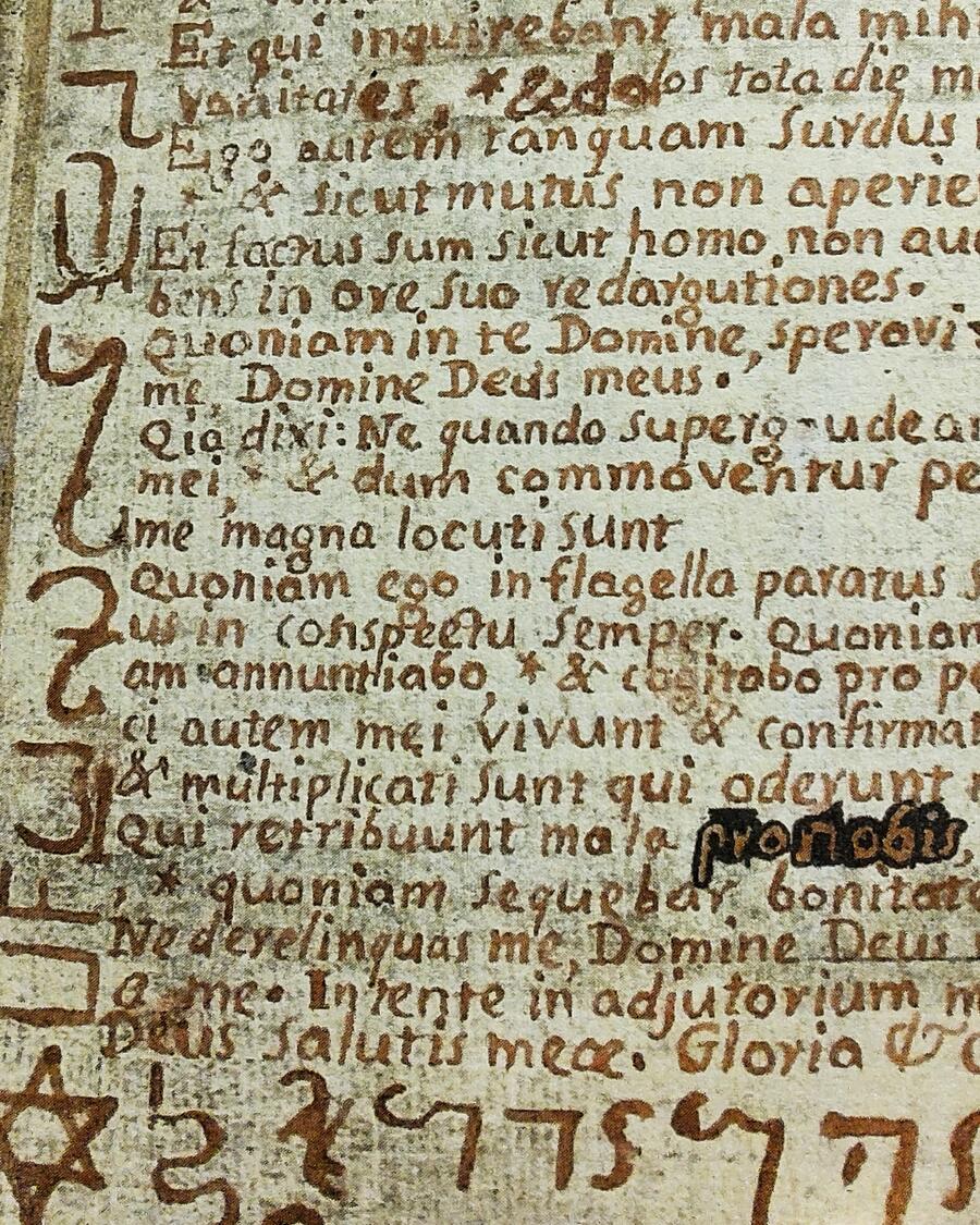 CLAVICULA SALOMONIS - Manuscript in 3 books - Clavicula Solomonis and Heptameron