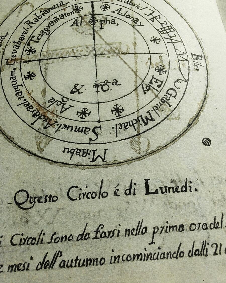 CLAVICULA SALOMONIS - Manuscript in 3 books - Clavicula Solomonis and Heptameron