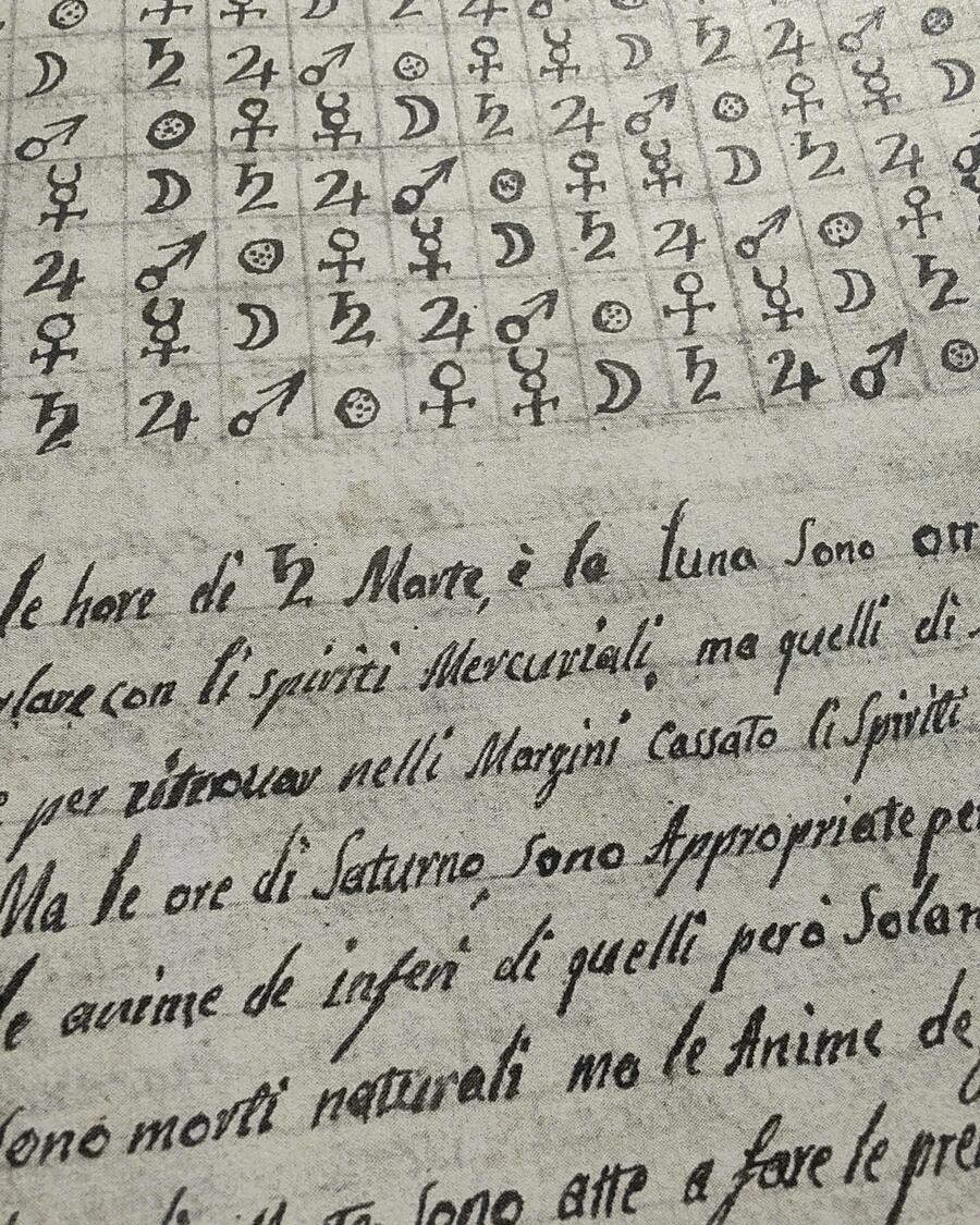 CLAVICULA SALOMONIS - Manuscript in 3 books - Clavicula Solomonis and Heptameron