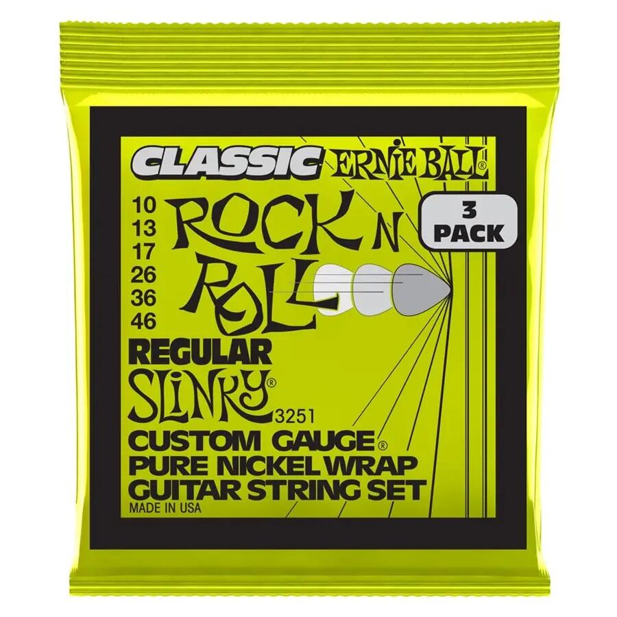 Ernie Ball 3251 Regular Slinky Clas RnR Pk 10 46