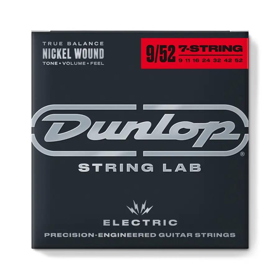 Dunlop DEN0952 Nickel Plated Steel, Extra Light, Set/7