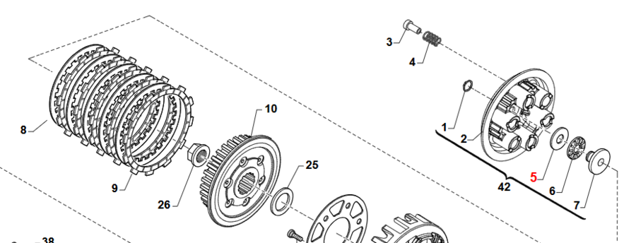 REGGISPINTA FRIZIONE