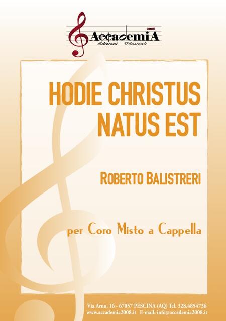 HODIE CHRISTUS NATUS EST (Coro Misto) - Roberto Balistreri