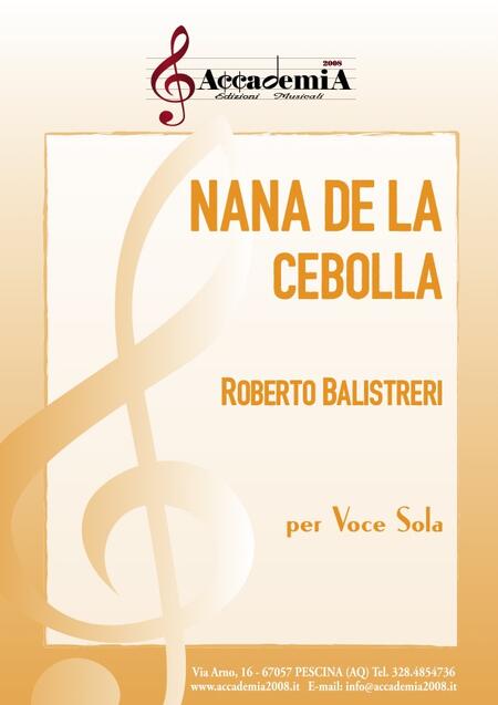 NANA DE LA CEBOLLA (Voce solista) - Roberto Balistreri