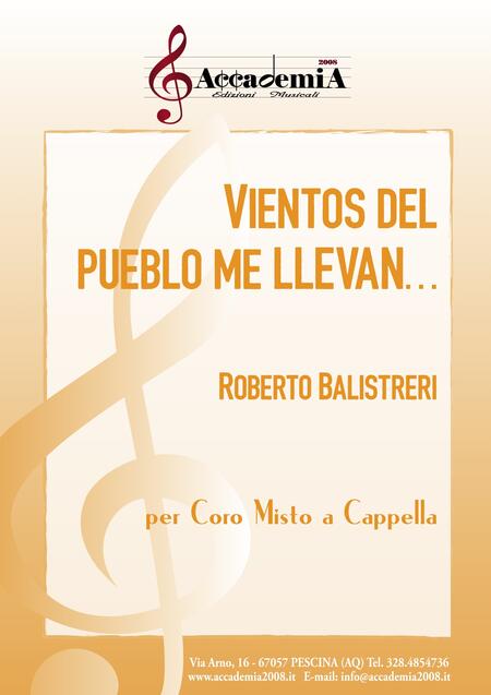 VIENTOS DEL PUEBLO ME LLEVAN (Coro Misto a cappella) - Roberto Balistreri