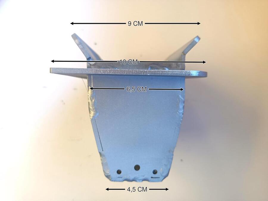Braciere in Acciaio AISI 304 per Stufe Ravelli/Ecoteck, Ricambio Originale Compatibile, Cod. 66141