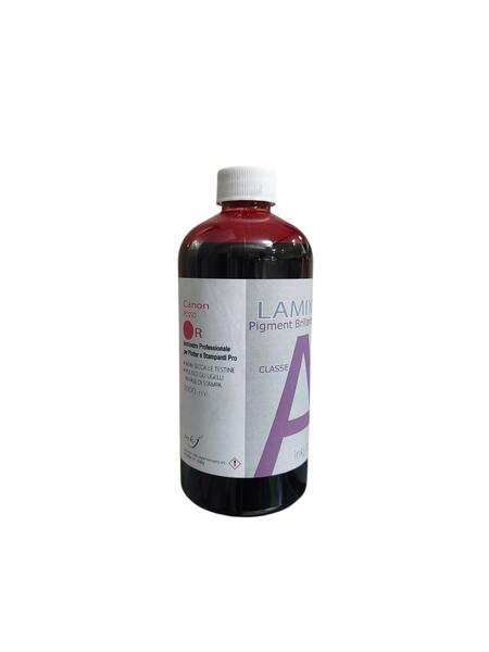  R LAMIX ROSSO DA 500  ML. INCHIOSTRO PIGMENT COMPATIBILE PER TUTTA LA SERIE  DI PLOTTER CANON IPF-PRO -TA- TM