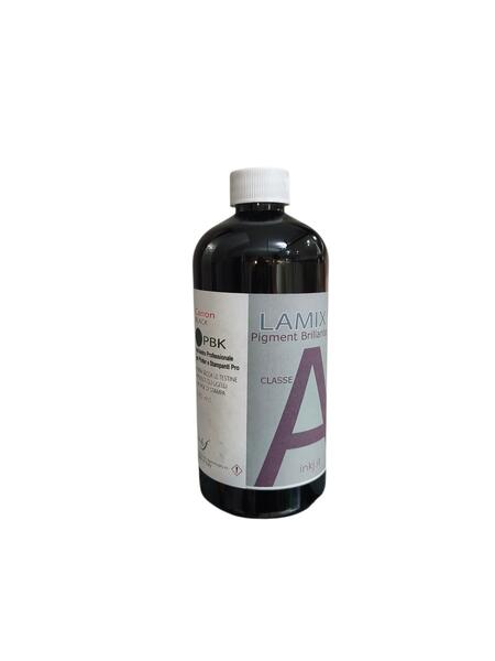  PBK LAMIX BLACK  DA 500 ML. INCHIOSTRO PIGMENT COMPATIBILE PER TUTTA LA SERIE  DI PLOTTER CANON IPF-PRO -TA- TM