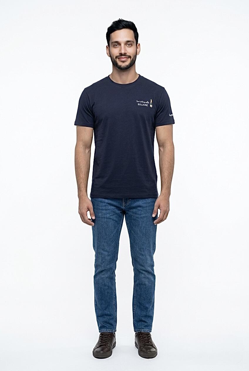 Superculture T-shirt Bollicine Blu