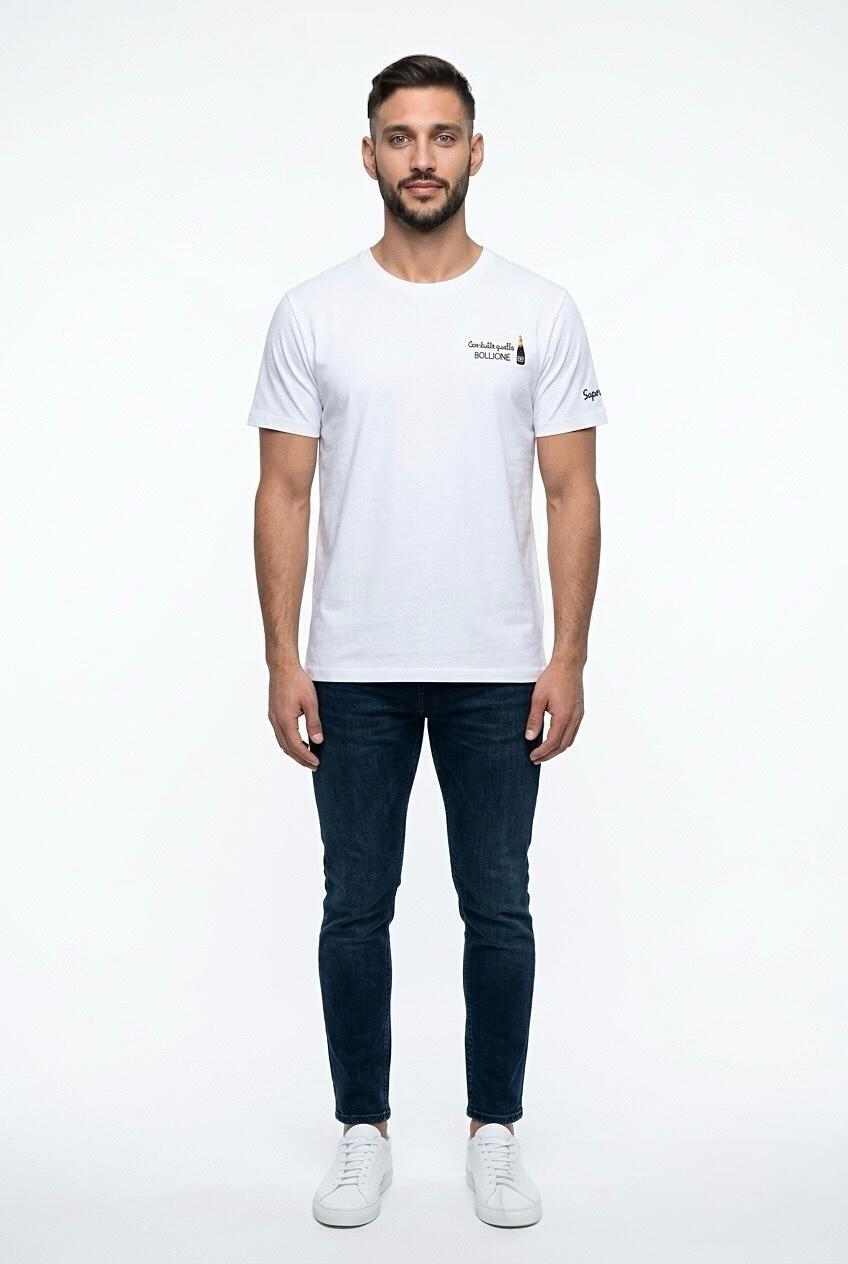 Superculture T-shirt Bollicine Bianco