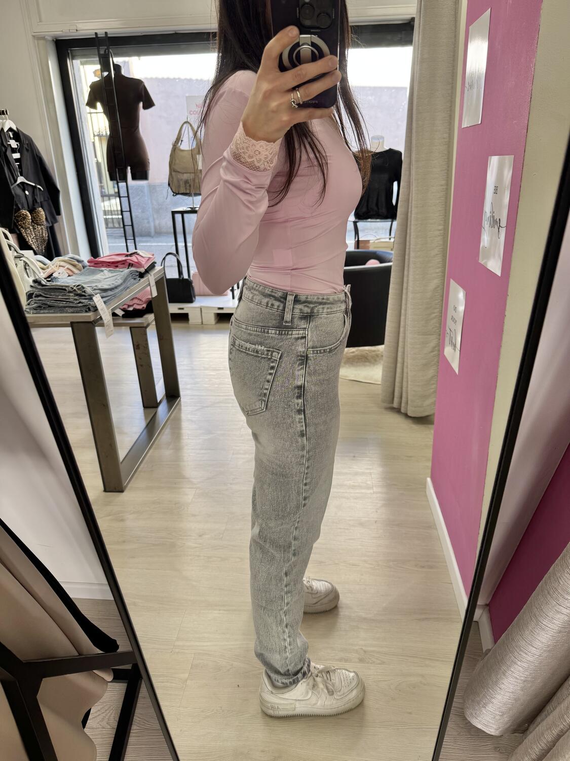 NOVITÀ Jeans mom fit grigio