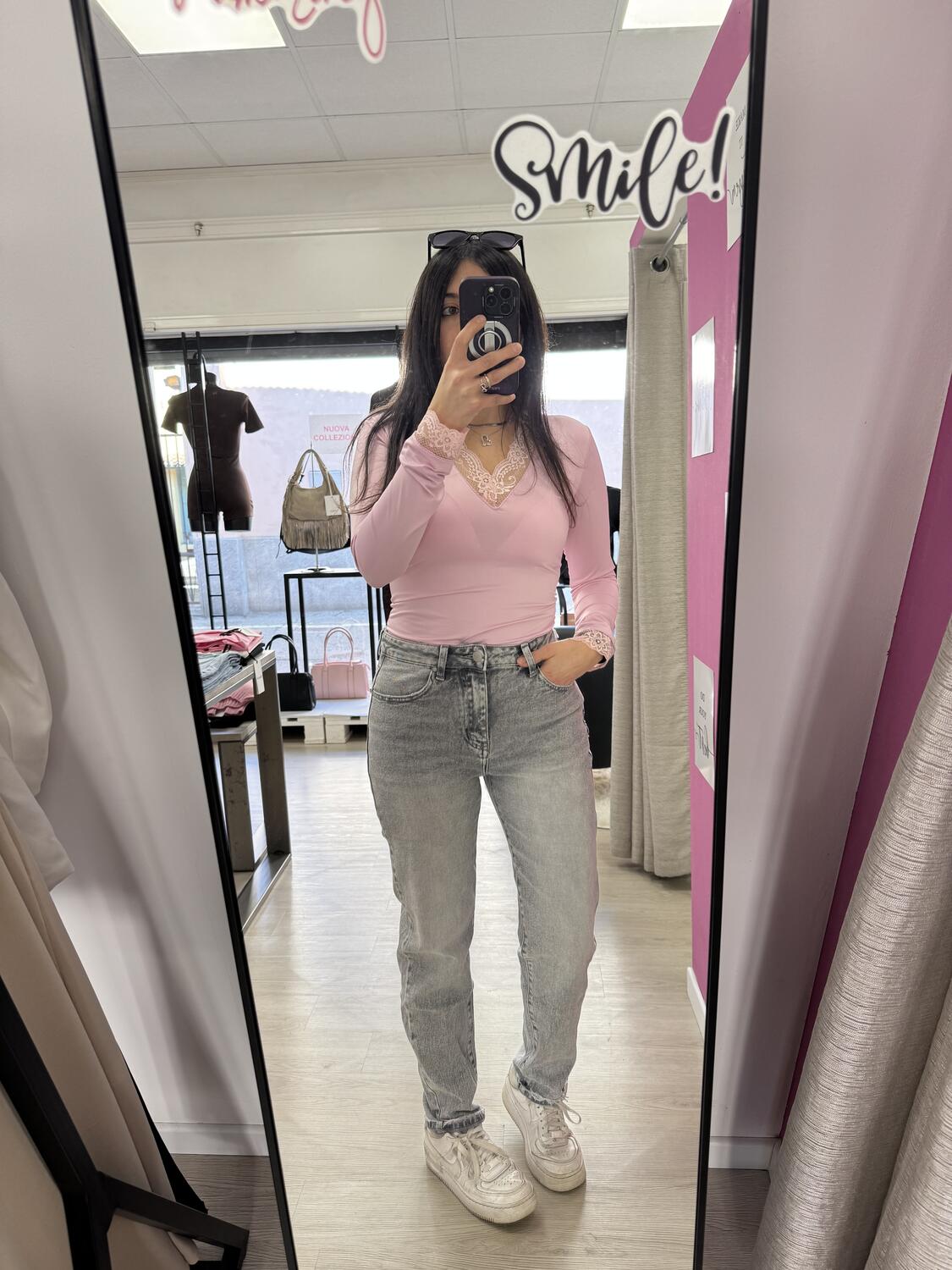 NOVITÀ Jeans mom fit grigio