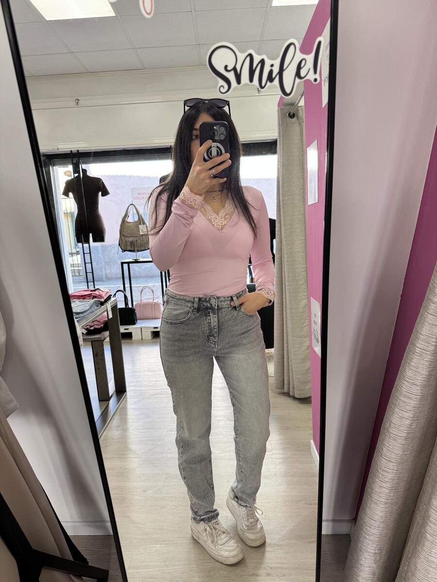 NOVITÀ Jeans mom fit grigio