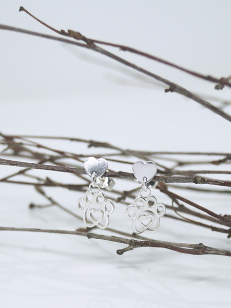 Eternal Heartfelt Paw, orecchini pendenti