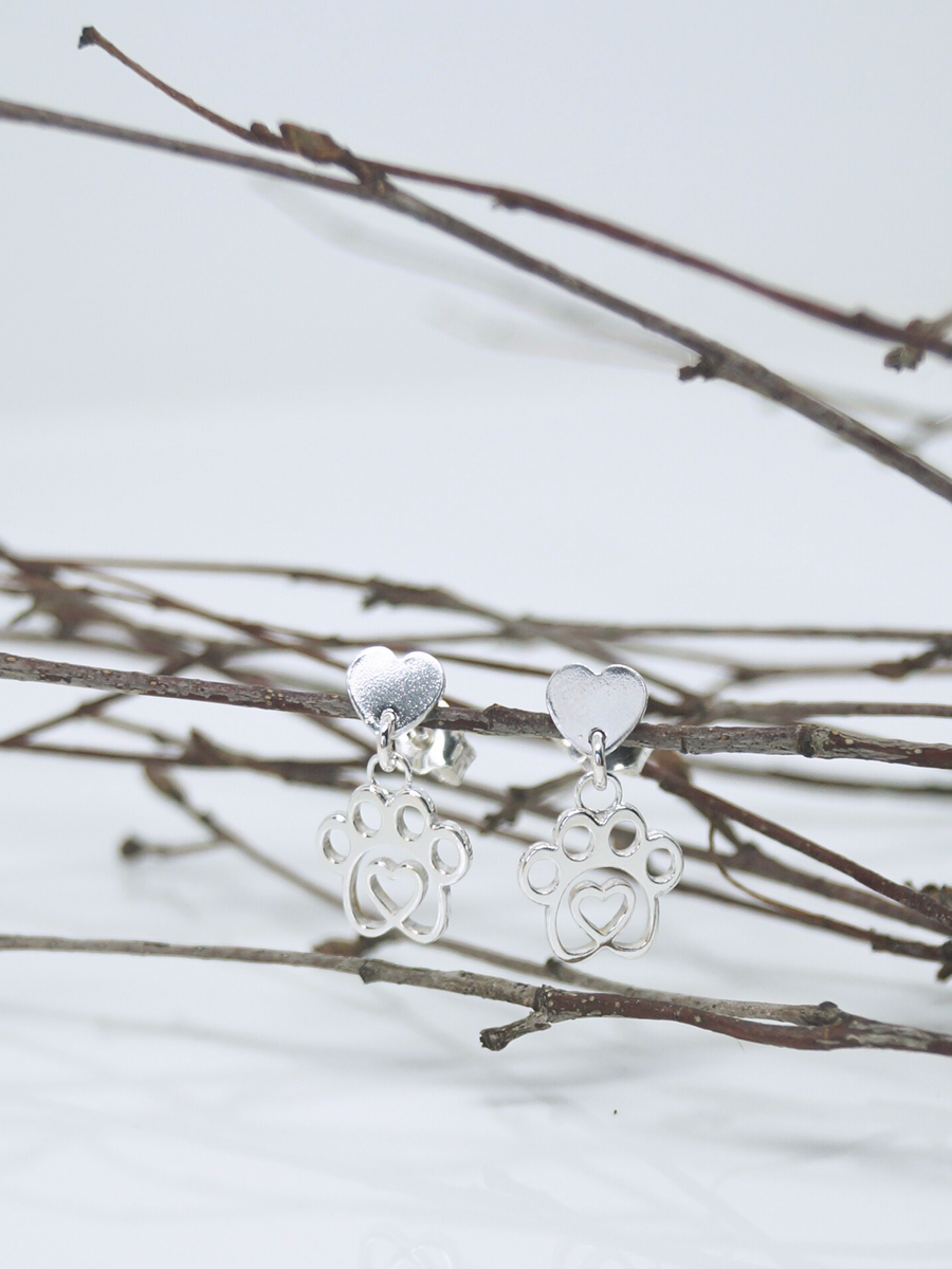 Eternal Heartfelt Paw, orecchini pendenti