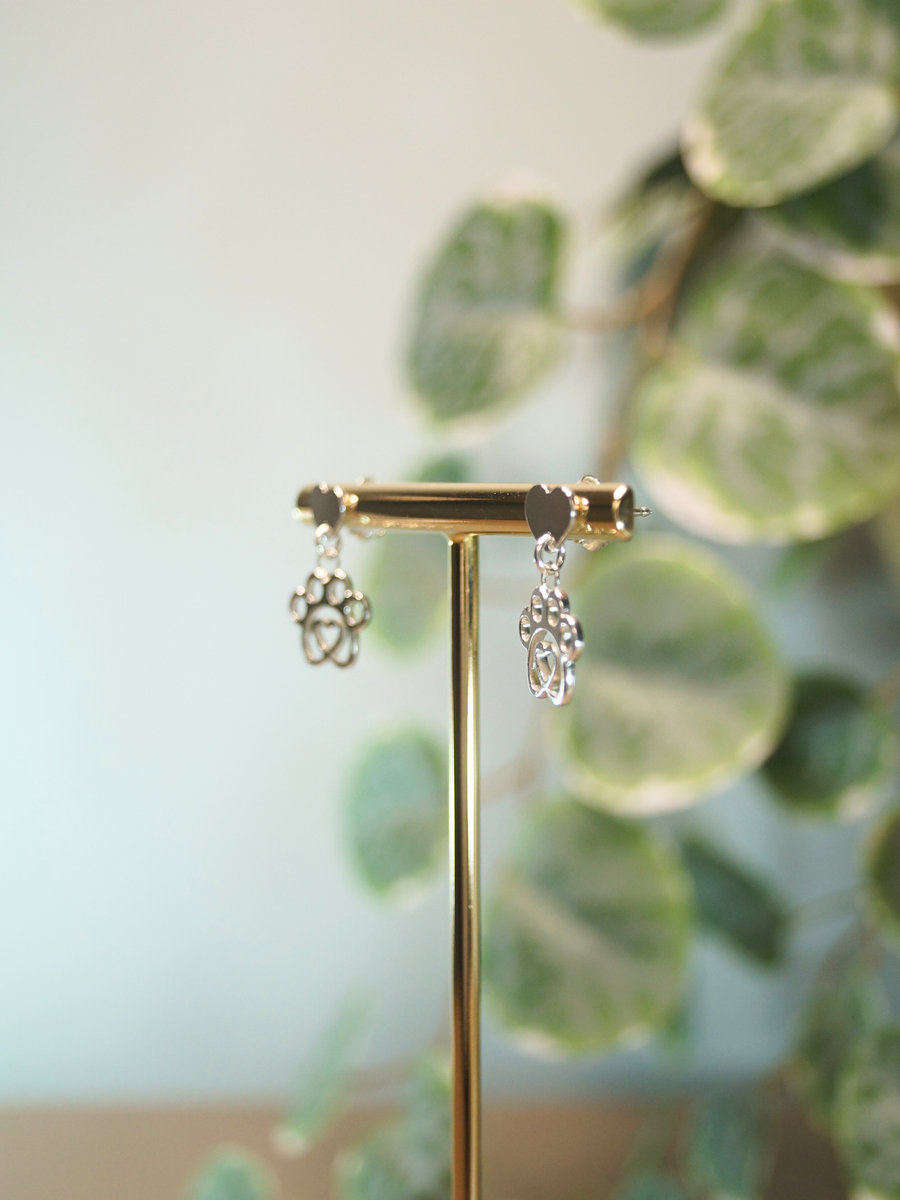 Eternal Heartfelt Paw, orecchini pendenti