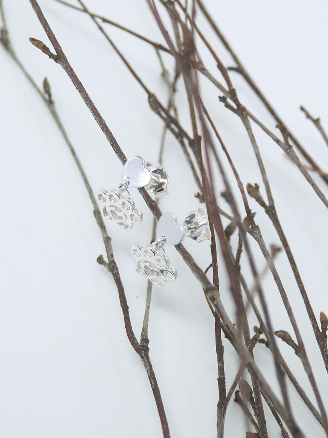 Eternal Heartfelt Paw, orecchini pendenti