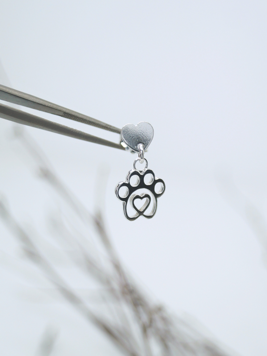 Eternal Heartfelt Paw, orecchini pendenti