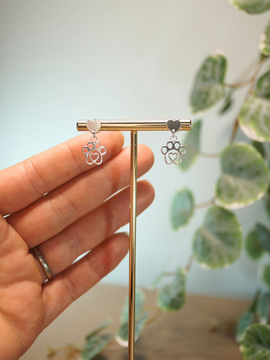 Eternal Heartfelt Paw, orecchini pendenti