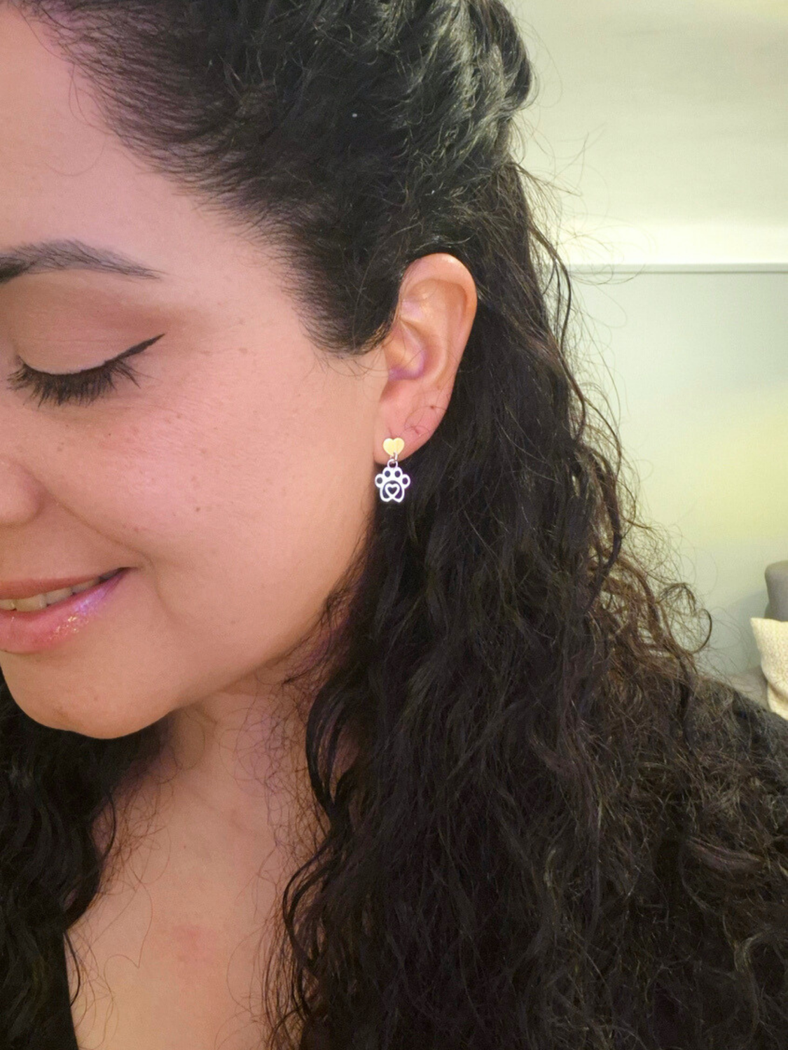 Eternal Heartfelt Paw, orecchini pendenti