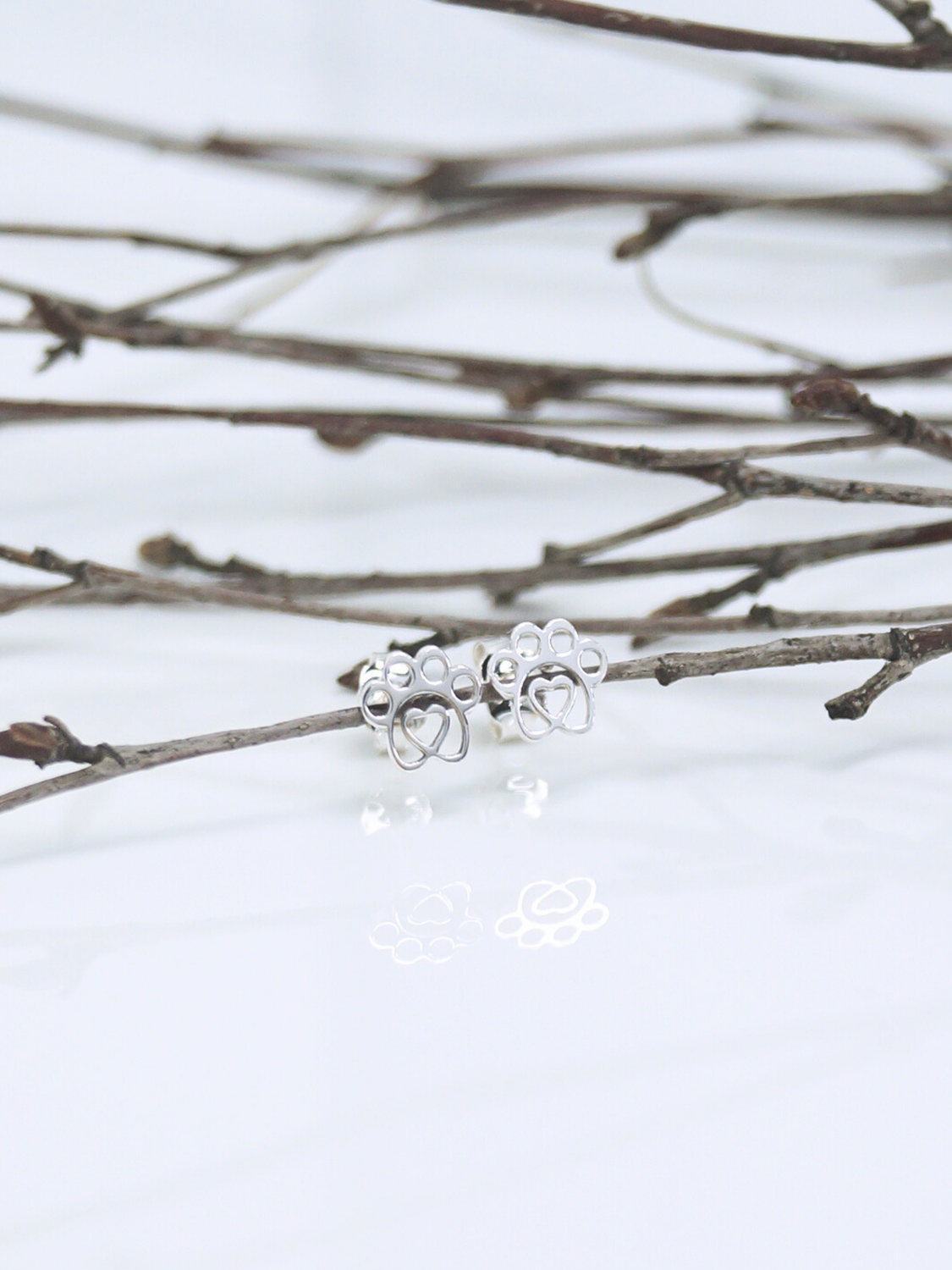 Mini Eternal Heartfelt Paw, orecchini