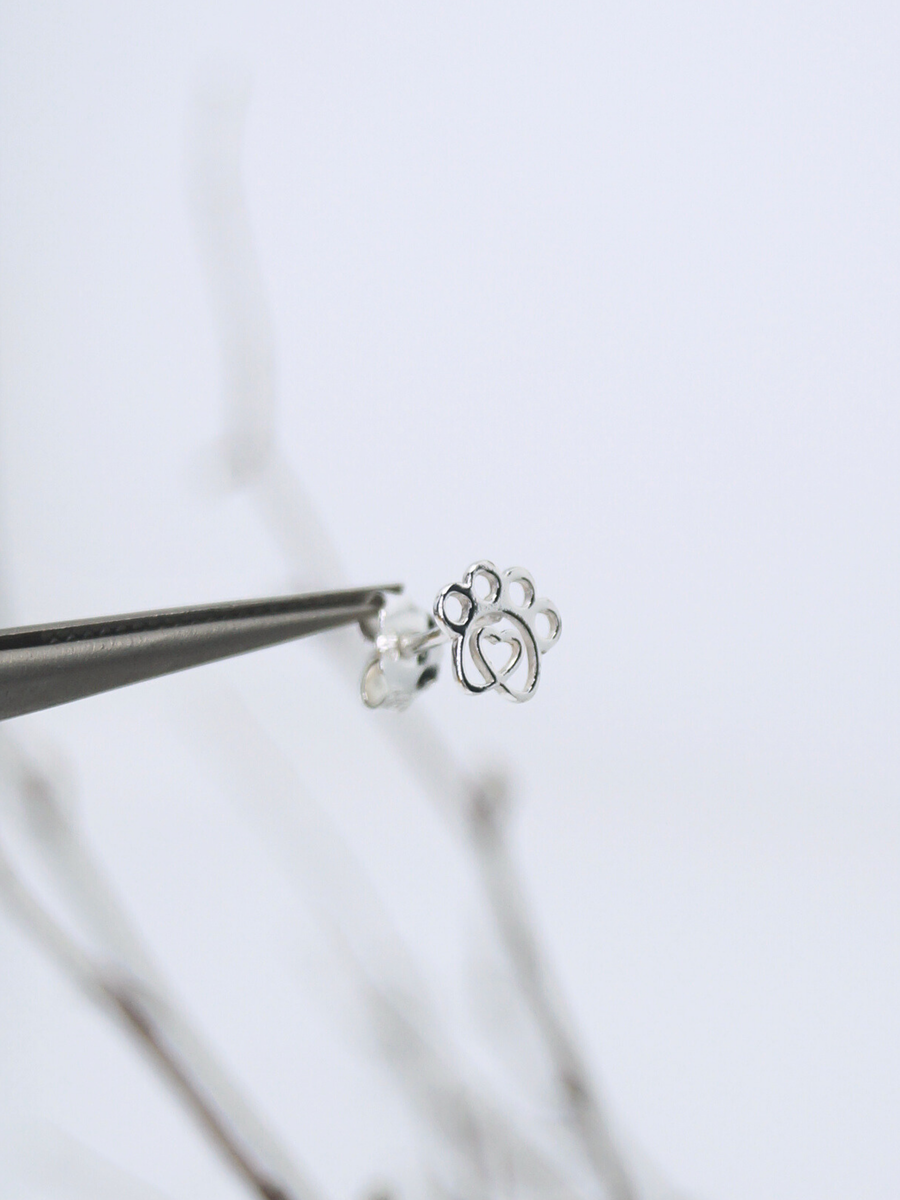 Mini Eternal Heartfelt Paw, orecchini