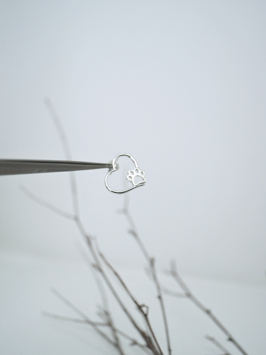 Huellita EN Corazón, Aretes